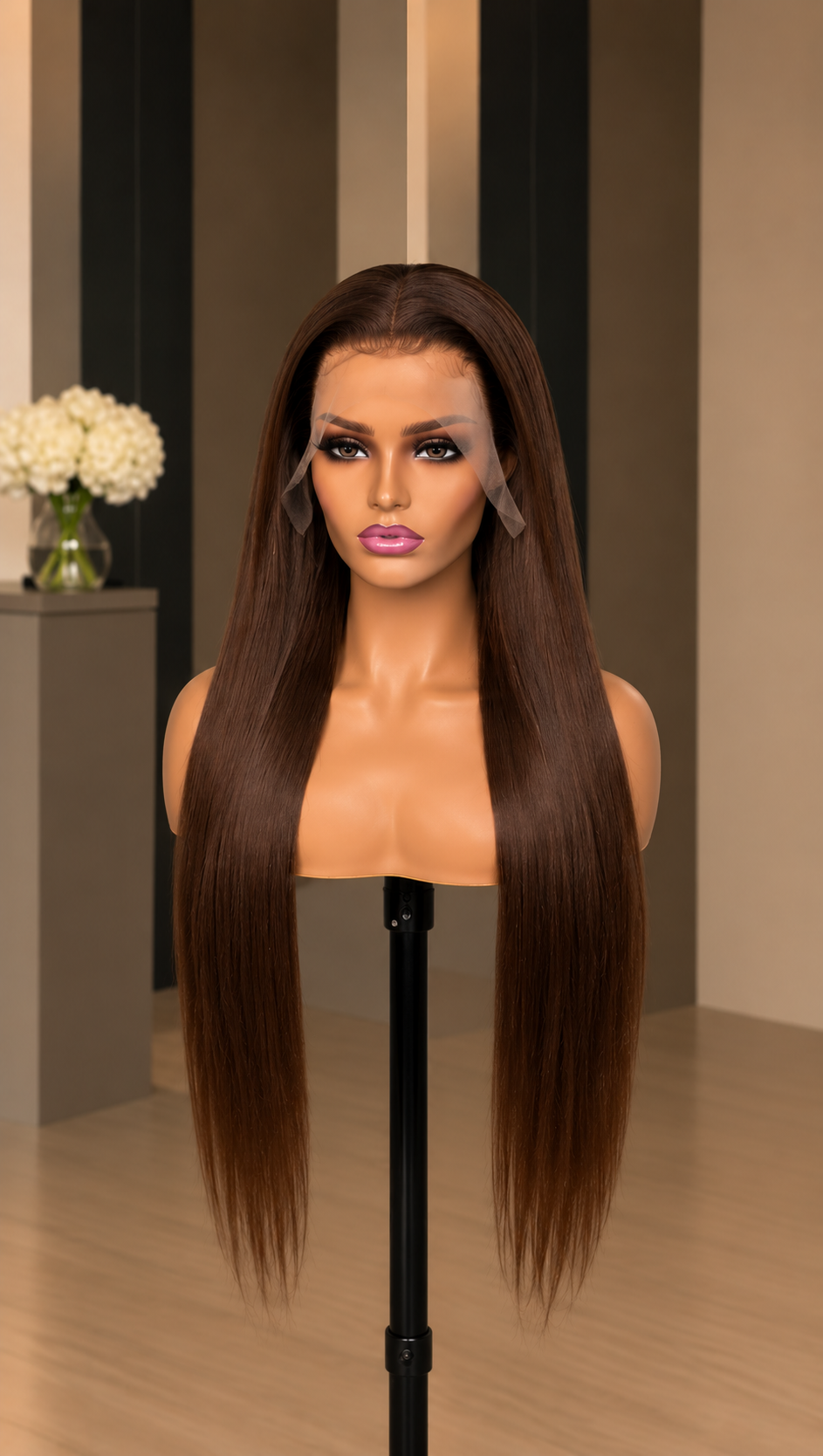 Straight Human Hair Blend